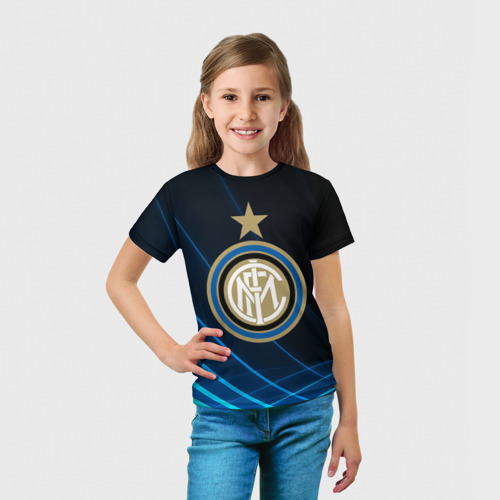 Детская футболка 3D Inter Milan, цвет 3D печать - фото 5