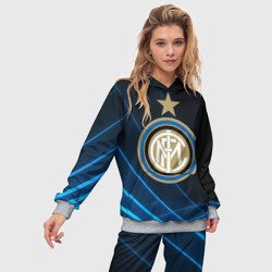 Женский костюм с толстовкой 3D Inter Milan - фото 2