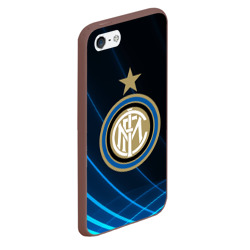 Чехол для iPhone 5/5S матовый Inter Milan - фото 2