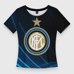 Женская футболка 3D Slim Inter Milan