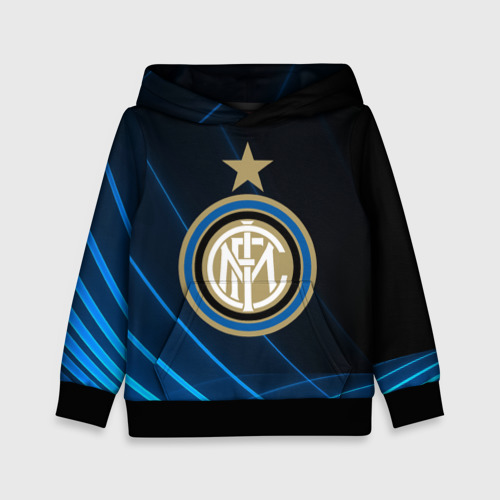 Детская толстовка 3D Inter Milan, цвет черный