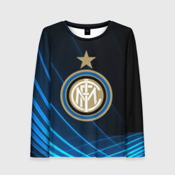 Женский лонгслив 3D Inter Milan