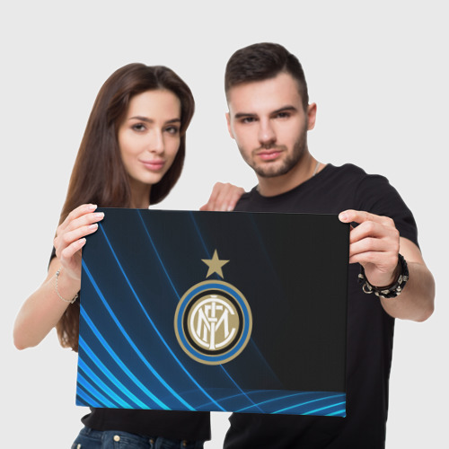 Холст прямоугольный Inter Milan, цвет 3D печать - фото 5