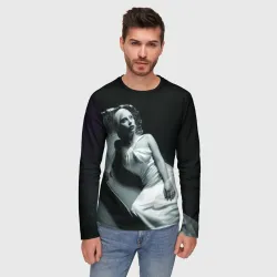 Мужской лонгслив 3D Lady Gaga - фото 2