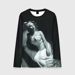 Мужской лонгслив 3D Lady Gaga