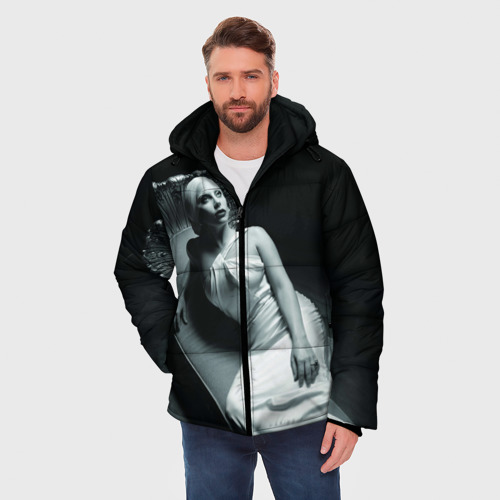 Мужская зимняя куртка 3D Lady Gaga, цвет черный - фото 3