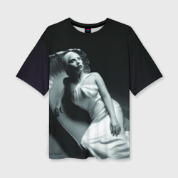 Женская футболка oversize 3D Lady Gaga