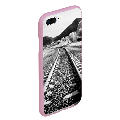 Чехол для iPhone 7Plus/8 Plus матовый Железная дорога - фото 3