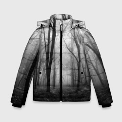 Зимняя куртка для мальчиков 3D Туман в лесу