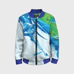 Детский бомбер 3D Биатлон Зимний вид спорта