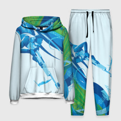 Мужской костюм с толстовкой 3D Биатлон Зимний вид спорта