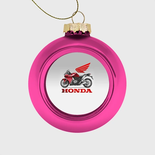 Ёлочный шар стеклянный/пластиковый Honda 2