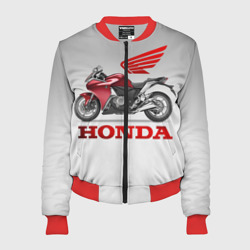 Женский бомбер 3D Honda 2