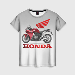 Женская футболка 3D Honda 2