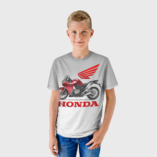 Детская футболка 3D Honda 2, цвет 3D печать - фото 3