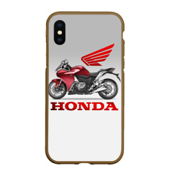 Чехол для iPhone XS Max матовый Honda 2