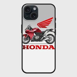 Чехол силиконовый для Apple iPhone 15 матовый Honda 2