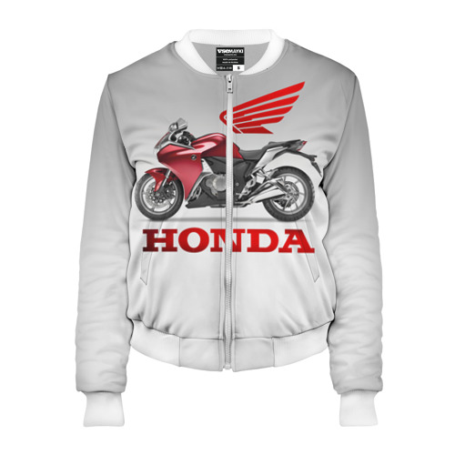 Женский бомбер 3D Honda 2