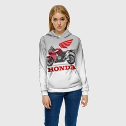 Женская толстовка 3D Honda 2 - фото 2
