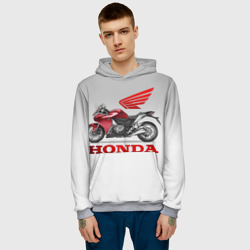 Мужская толстовка 3D Honda 2 - фото 2