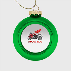 Стеклянный ёлочный шар Honda 2