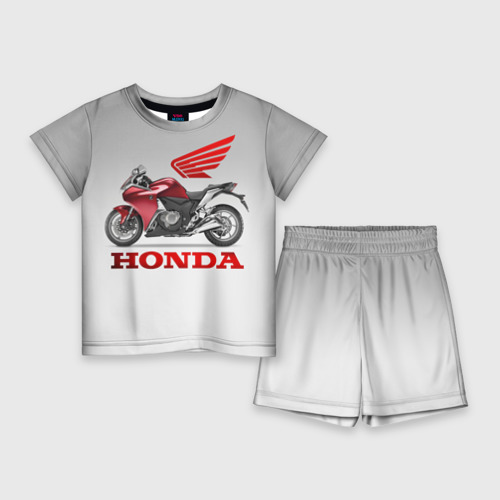 Детский костюм с шортами 3D Honda 2, цвет 3D печать
