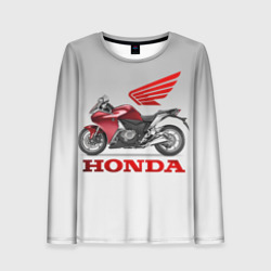 Женский лонгслив 3D Honda 2