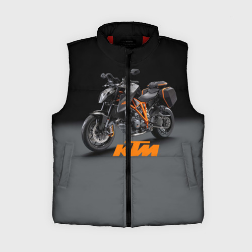 Женский жилет утепленный 3D KTM 4, цвет красный