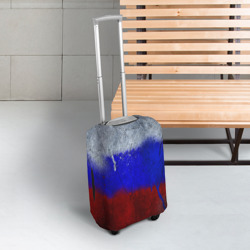 Чехол для чемодана 3D Триколор Краской на земле - фото 2