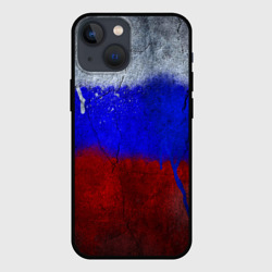 Чехол для iPhone 13 mini Триколор Краской на земле