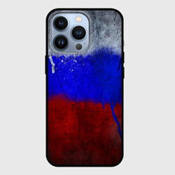 Чехол для iPhone 13 Pro Триколор Краской на земле