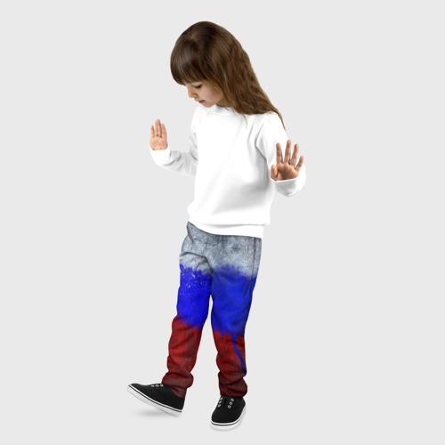 Детские брюки 3D Триколор Краской на земле - фото 3