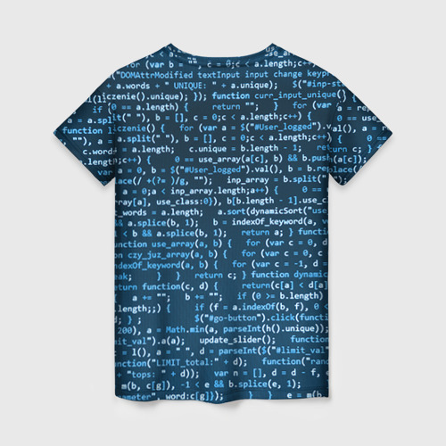 Женская футболка 3D Учителю информатики - фото 2