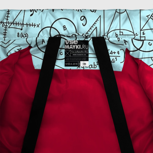 Зимняя куртка для мальчиков 3D Учителю математики, цвет красный - фото 7