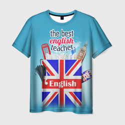 Мужская футболка 3D Учителю Английского языка