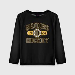 Детский лонгслив 3D Boston Bruins