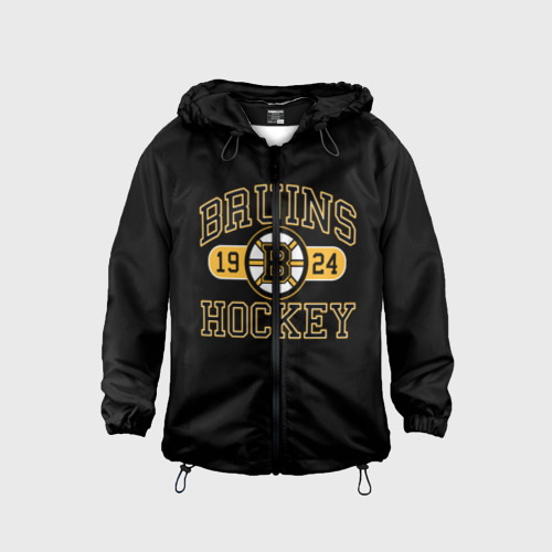 Детская ветровка 3D Boston Bruins, цвет черный