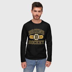 Мужской лонгслив 3D Boston Bruins - фото 2