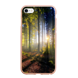 Чехол для iPhone 6/6S матовый Утро в лесу