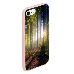 Чехол для iPhone 7/8 матовый Утро в лесу - фото 2