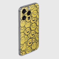 Чехол для iPhone 15 Pro силиконовый с защитой камеры ПеКа-Фейс - фото 2