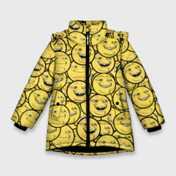 Зимняя куртка для девочек 3D ПеКа-фейс