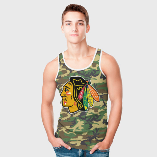 Мужская майка 3D Blackhawks Camouflage - фото 5