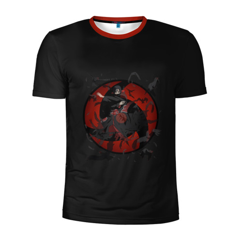 Мужская футболка 3D спортивная Itachi (Mangekyou Sharingan) Фото 01 Мужская футболка 3D спортивная Itachi (Mangekyou Sharingan) Фото 01