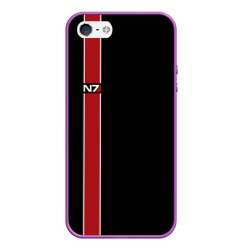 Чехол для iPhone 5/5S матовый Mass Effect N7