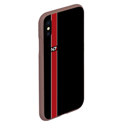 Чехол для iPhone XS Max матовый Mass Effect N7 - фото 2