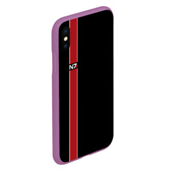 Чехол для iPhone XS Max матовый Mass Effect N7 - фото 2