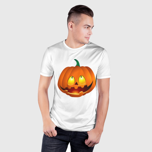 Мужская футболка 3D Slim Хелоуин, цвет 3D печать - фото 3