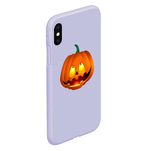Чехол для iPhone XS Max матовый с принтом Хелоуин, вид сбоку #3