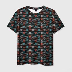 Мужская футболка 3D TwentyONE pilots pattern